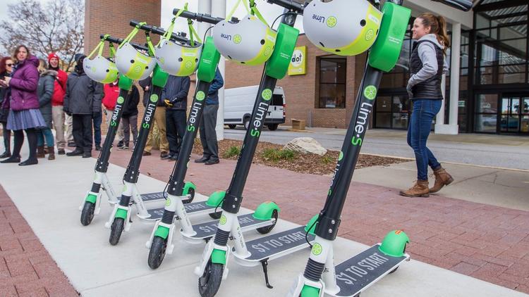 Lime Electric Scooters