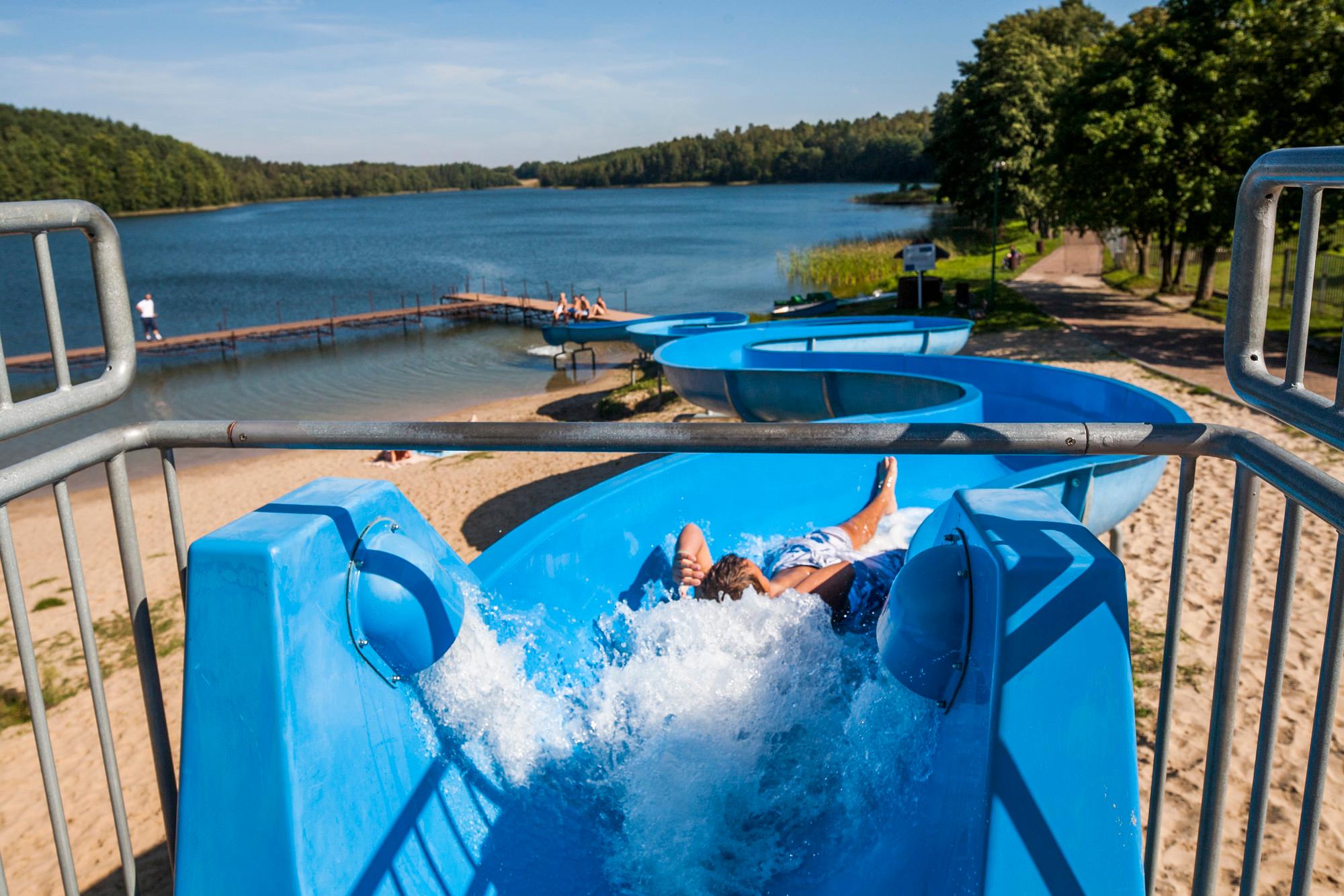 Lake Rzuno Waterslide
