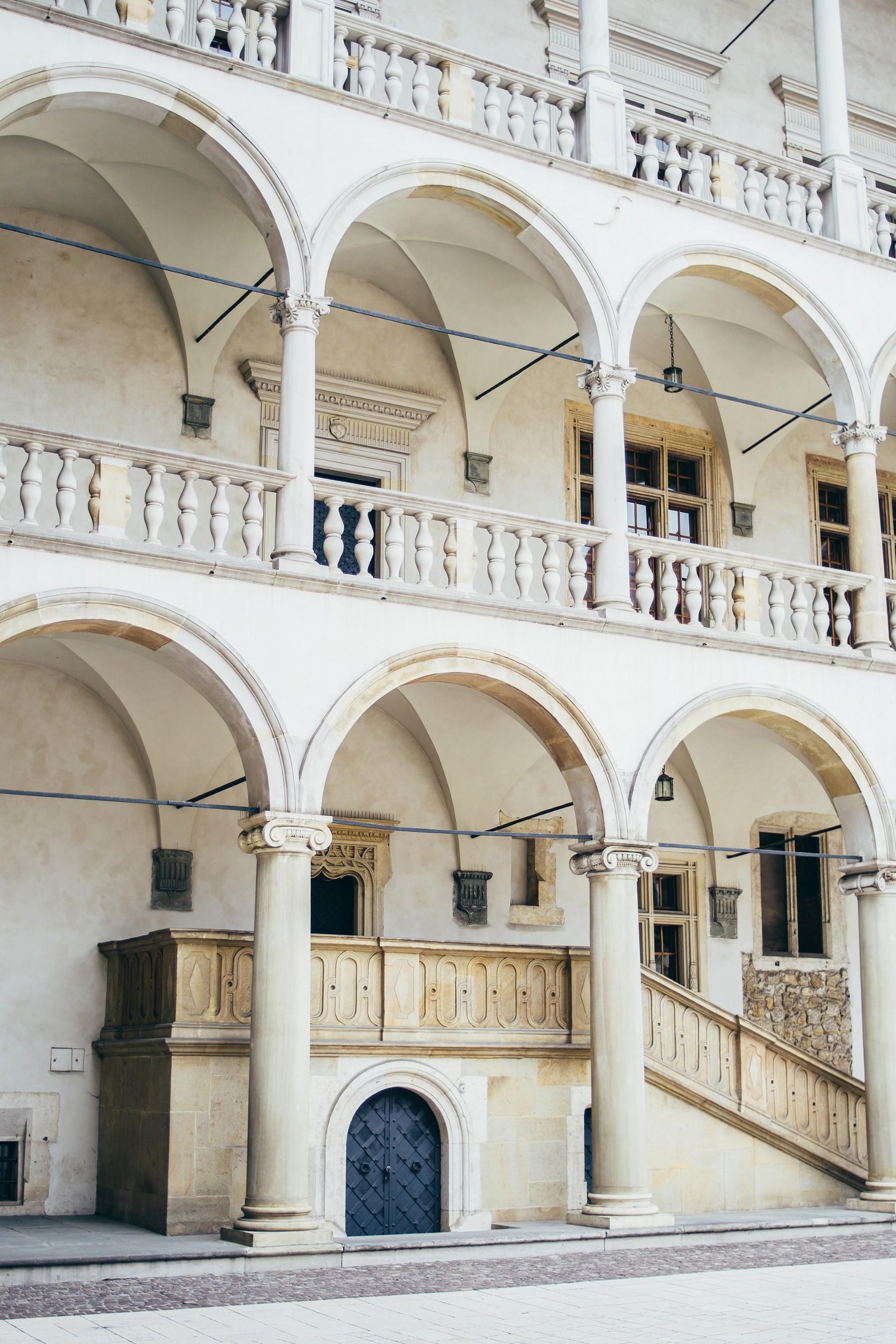 Arcaded Renaissance Courtyard