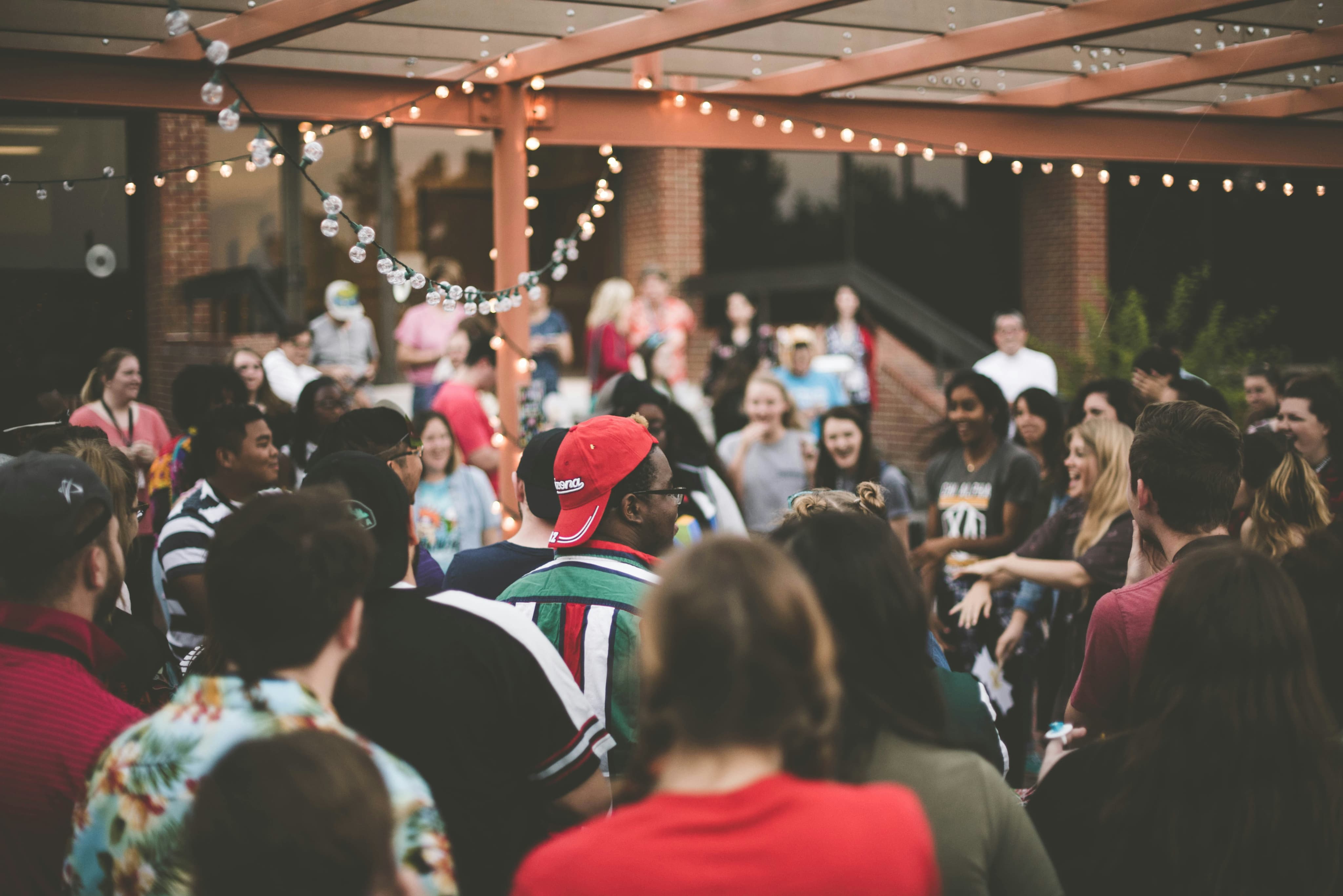 People at the event